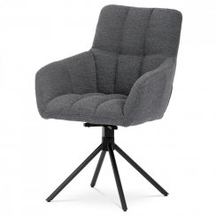 Jídelní židle, šedá látka HC-531 GREY2