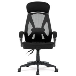 Kancelářská židle, houpací mechanismus, černá síťovina, KA-Y309 BK