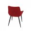Jídelní židle, červená látka DCL-218 RED2