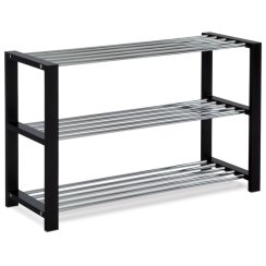 Botník, masiv, černá, 83168-12 BK