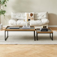 Konferenční stolek 53x53cm, mdf, dub, CT-612 OAK