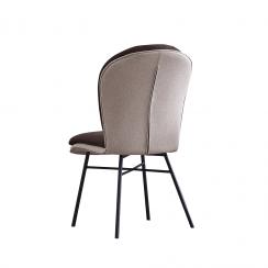 Jídelní židle, hnědá/béžová, KIMEA