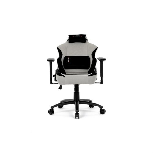 Herní křeslo, houpací mechanismus, stříbrná látka, KA-F12 SIL2