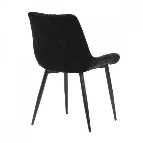 Jídelní židle, černá látka DCL-218 BK2