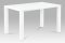 Jídelní stůl AT-3006 WT - 120x80x76 cm, vysoký lesk bílý