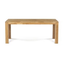 Jídelní stůl 180x90x75, masiv dub bílý, povrchová úprava olejem, nohy 10x10 cm