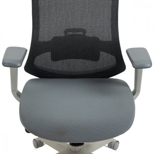 Kancelářská židle, šedý plast KA-V321 GREY