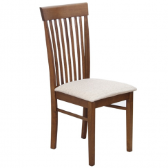 Židle, ořech / světlehnědá látka, ASTRO NEW