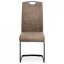 Jídelní židle, lanýžová látka v dekoru vintage kůže, DCL-413 LAN3